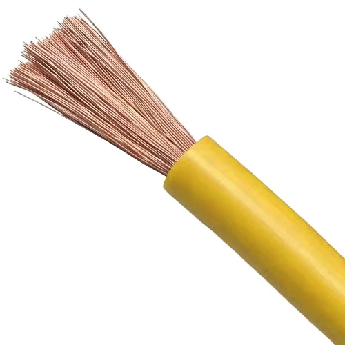 flexible copper electrical wire yellow cropper